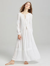 Simple Embroidered Maxi Dress